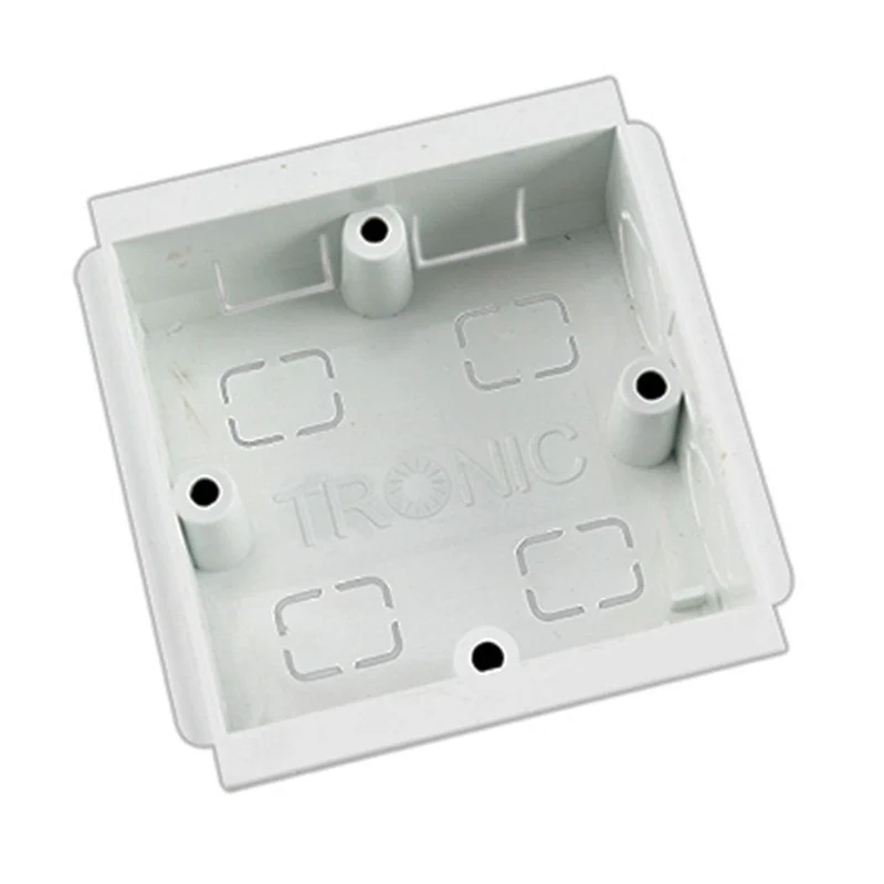 Compartment PVC Trunking Single Box 100mm x 50mm