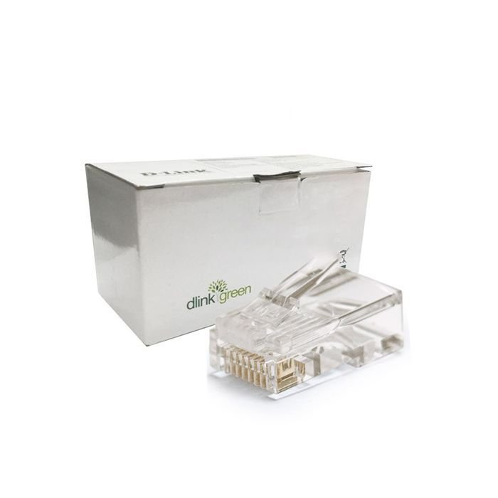 D-Link Cat6 UTP Modular Plugs – 100 Pieces (NPG-C61TRA501-100)