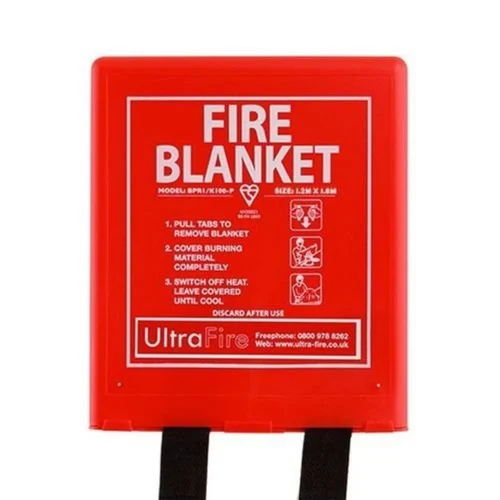 Fire Blanket 1.2m x 1.2m with PVC Packaging