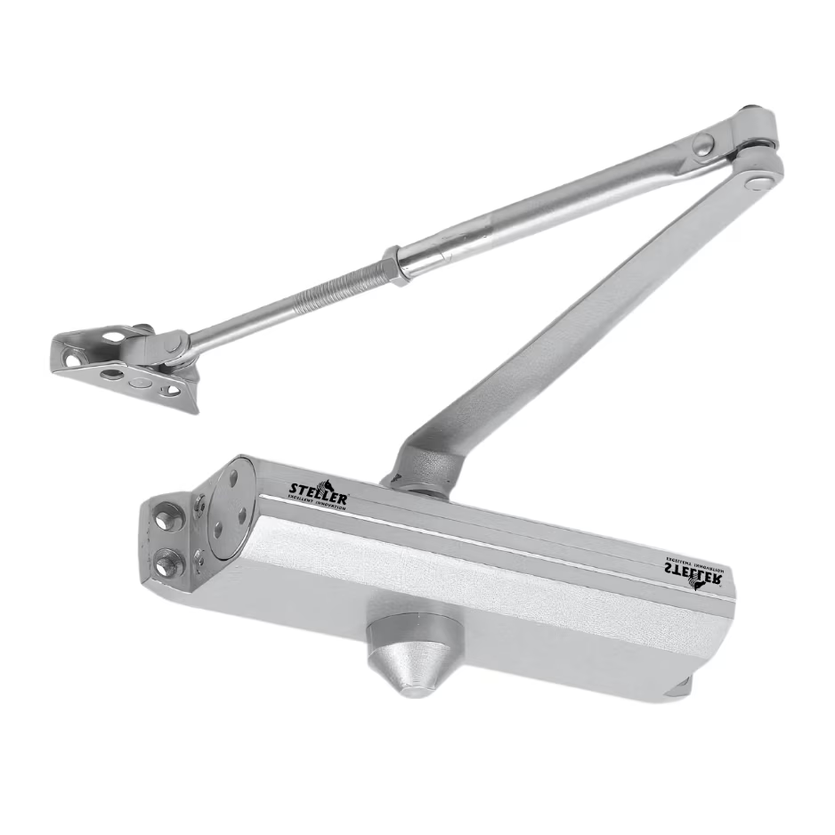 Heavy Duty Door Closer – Adjustable Aluminum Door Control for Commercial and Residential Use