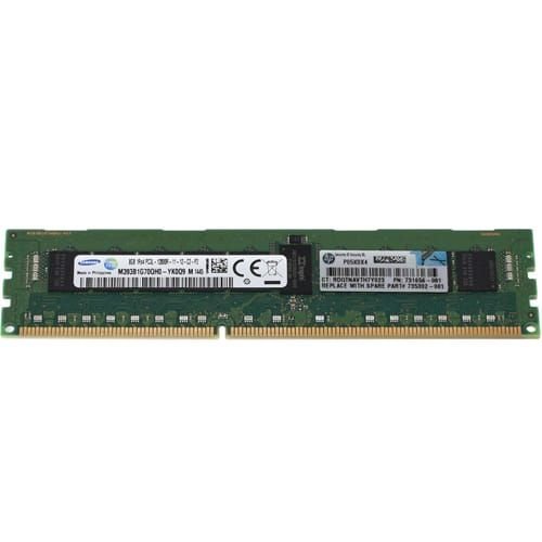 Hewlett Packard Enterprise 8GB (1x8GB) Single Rank x4 PC3L-12800R (DDR3-1600) Registered CAS-11 Low Voltage Memory Kit memory module 1600 MHz 731765-B21