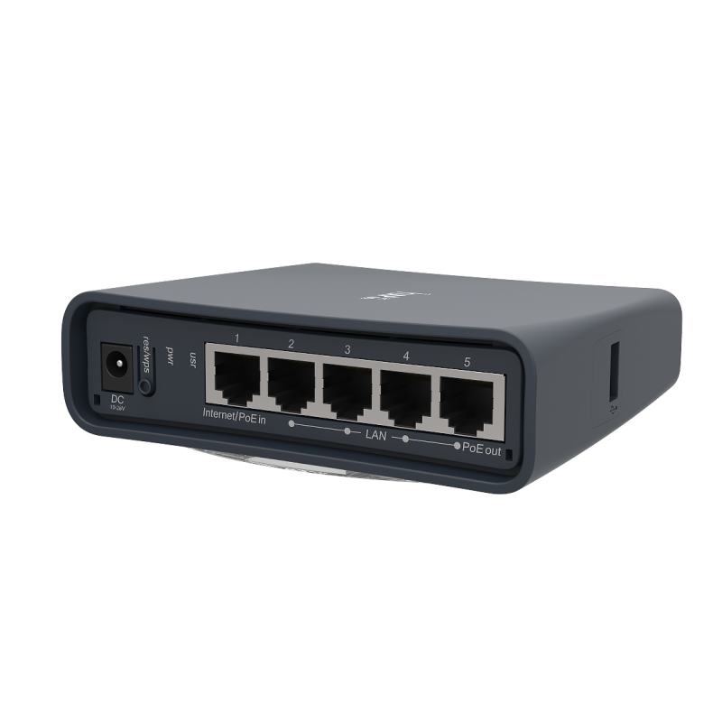 MikroTik RB952Ui-5ac2nD hAP ac lite Dual-Concurrent 2.4/5GHz AP with 5 Ethernet Ports