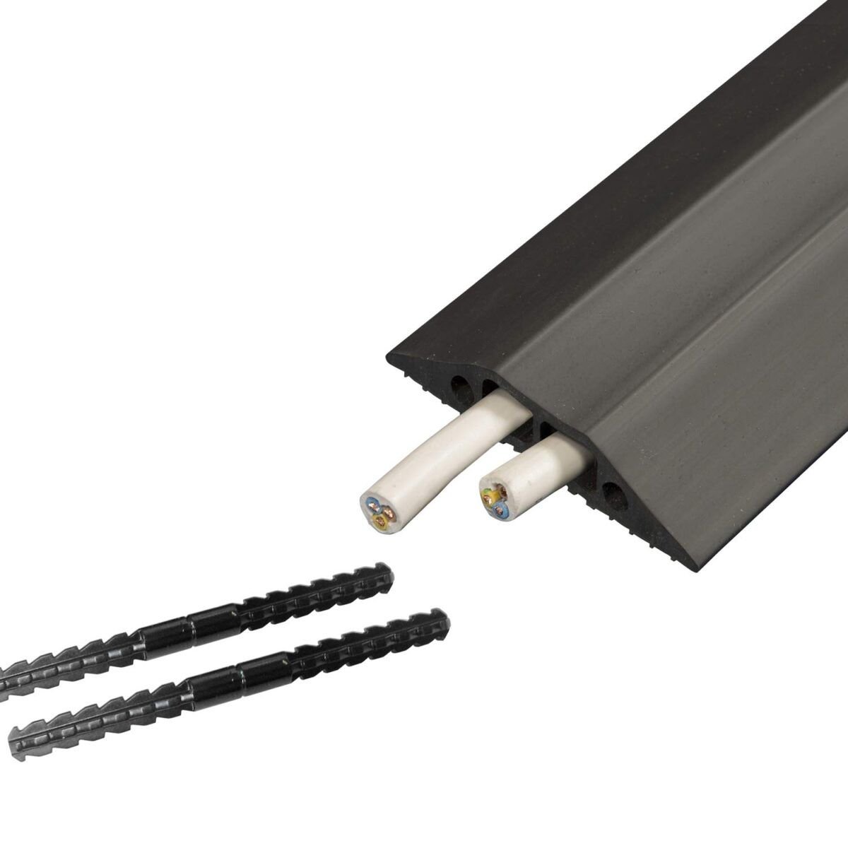 Rubber Floor Trunking 9 Meters – Light Gauge Cable Protector