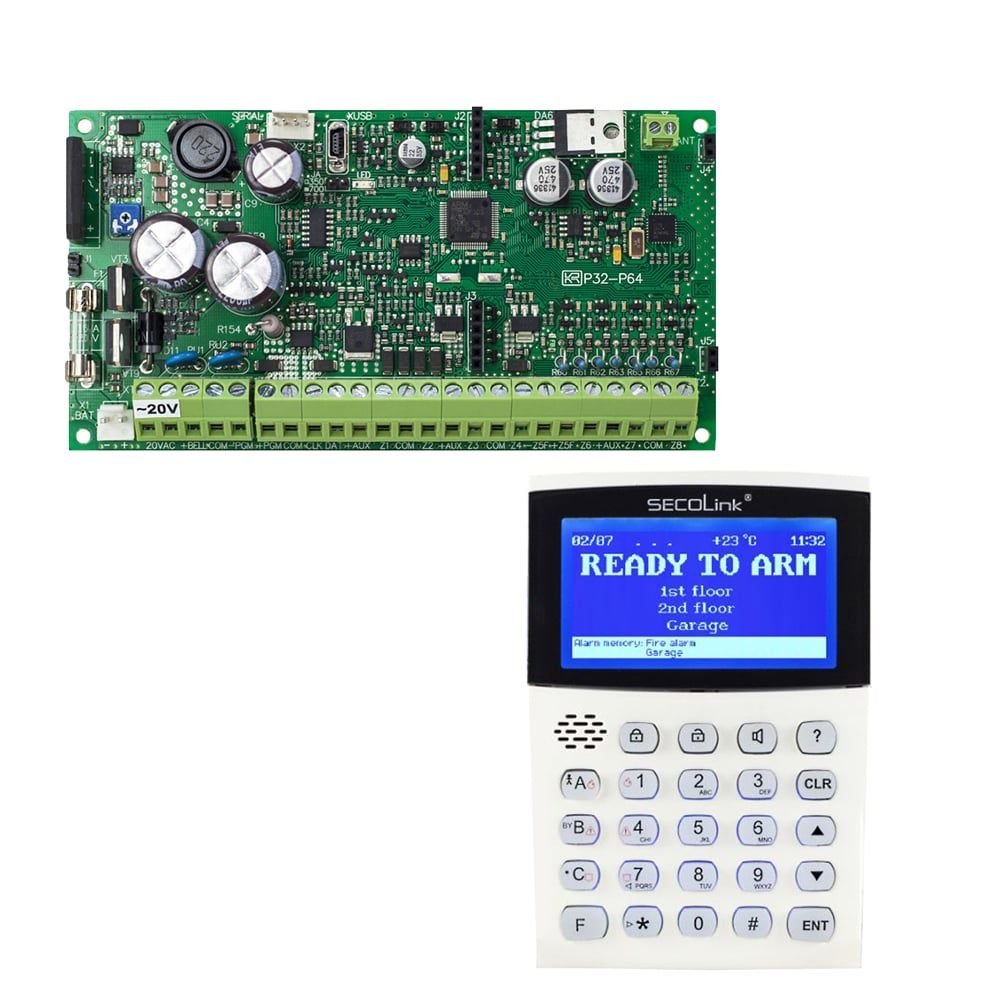 Secolink PAS Series 16-Zone Intruder Alarm Panel