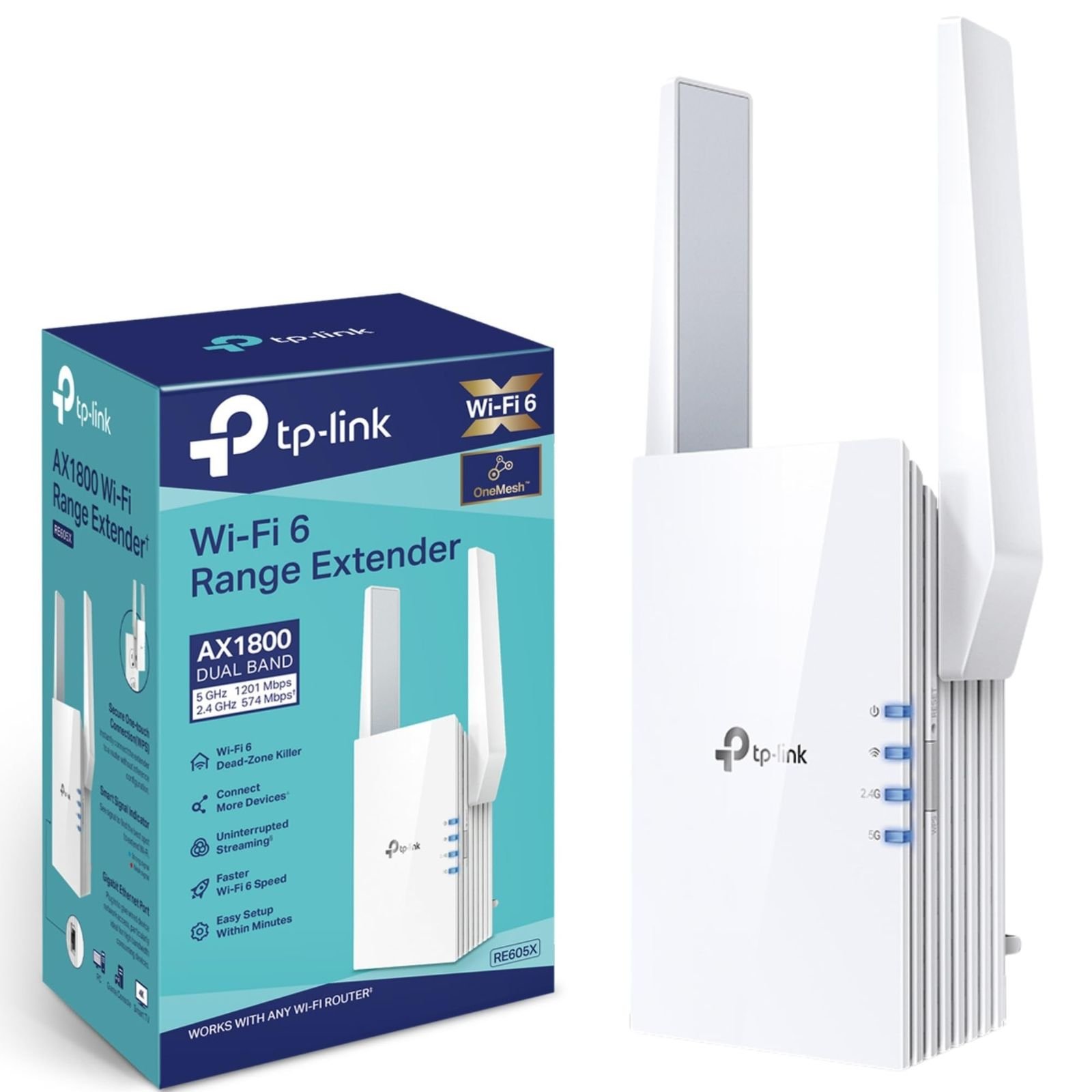 TP-Link TL-RE605X AX1800 Wi-Fi 6 Range Extender