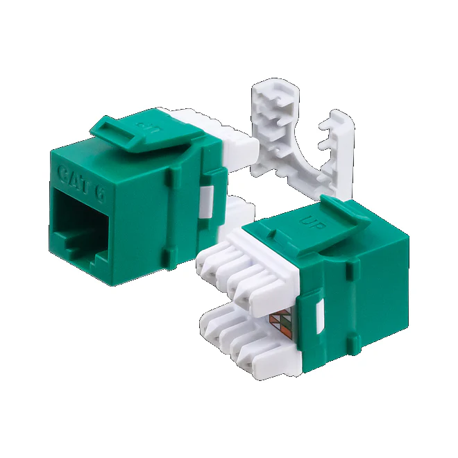 D-Link Cat6 UTP 180° Punch Down Keystone Jack – White