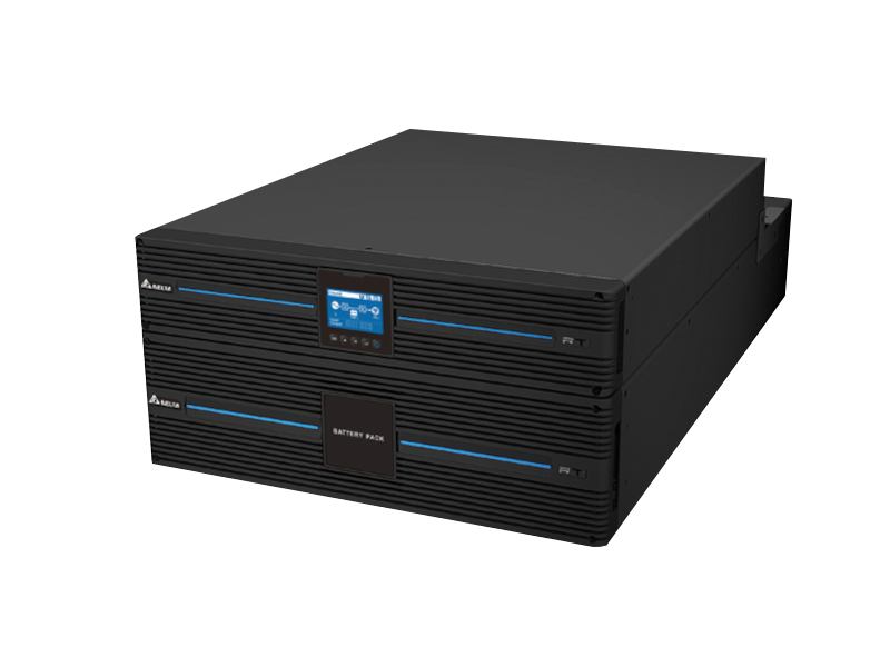 Delta UPS RT 6kVA S w/ 16x7Ah batt. & PDB Uninterruptible Power Supply ...
