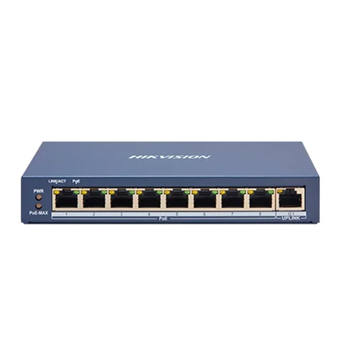 HIKVISION DS-3E1309P-EI-M 8 Port Fast Ethernet Smart POE Switch