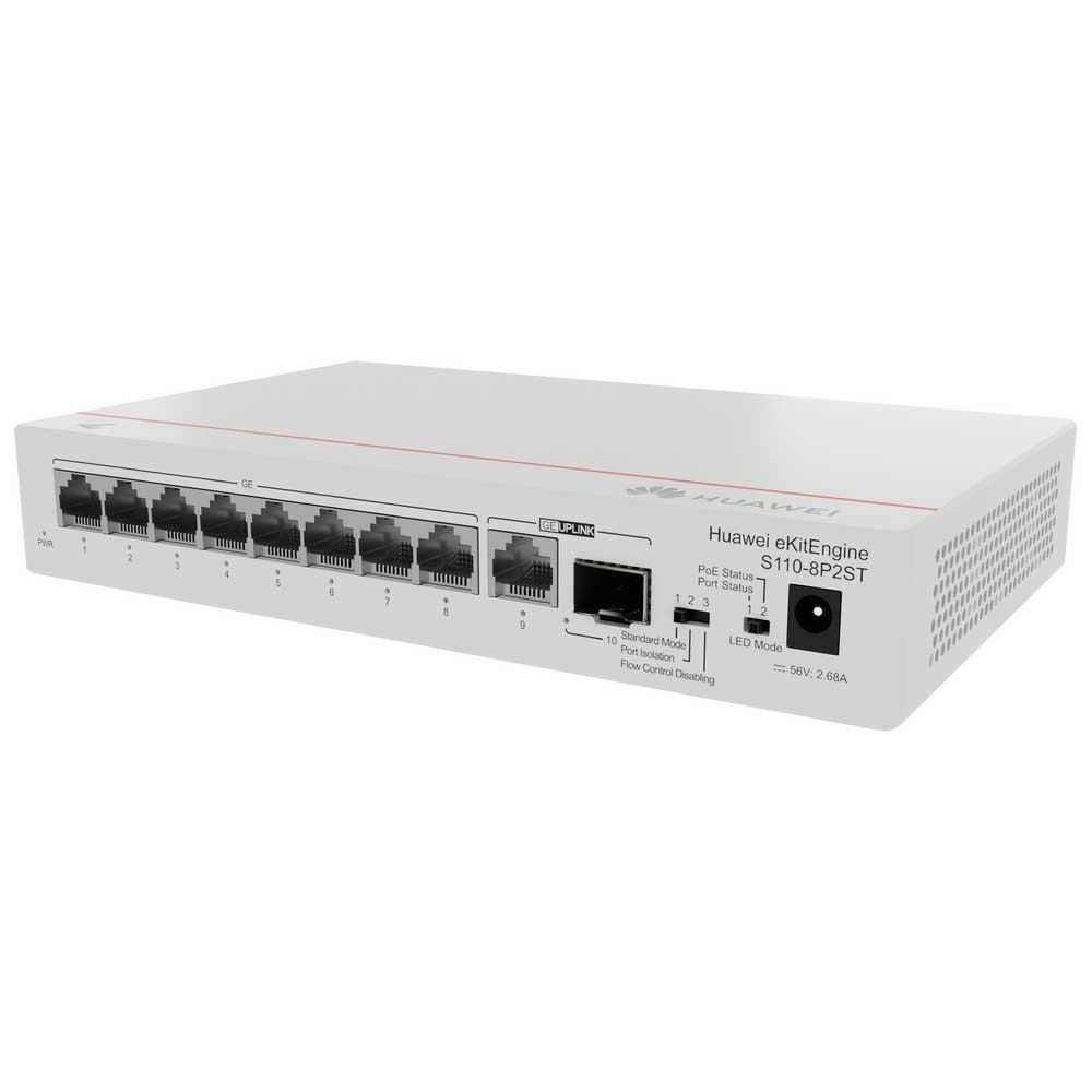 Huawei S110-8P2ST 8-Port Gigabit PoE+ Switch with 2 Uplink Ports
