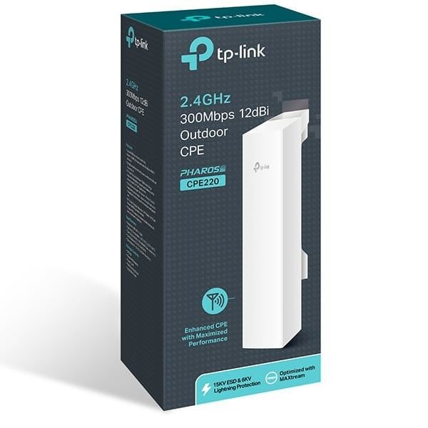 TP-Link CPE220 2.4GHz 300Mbps 12dBi Outdoor CPE