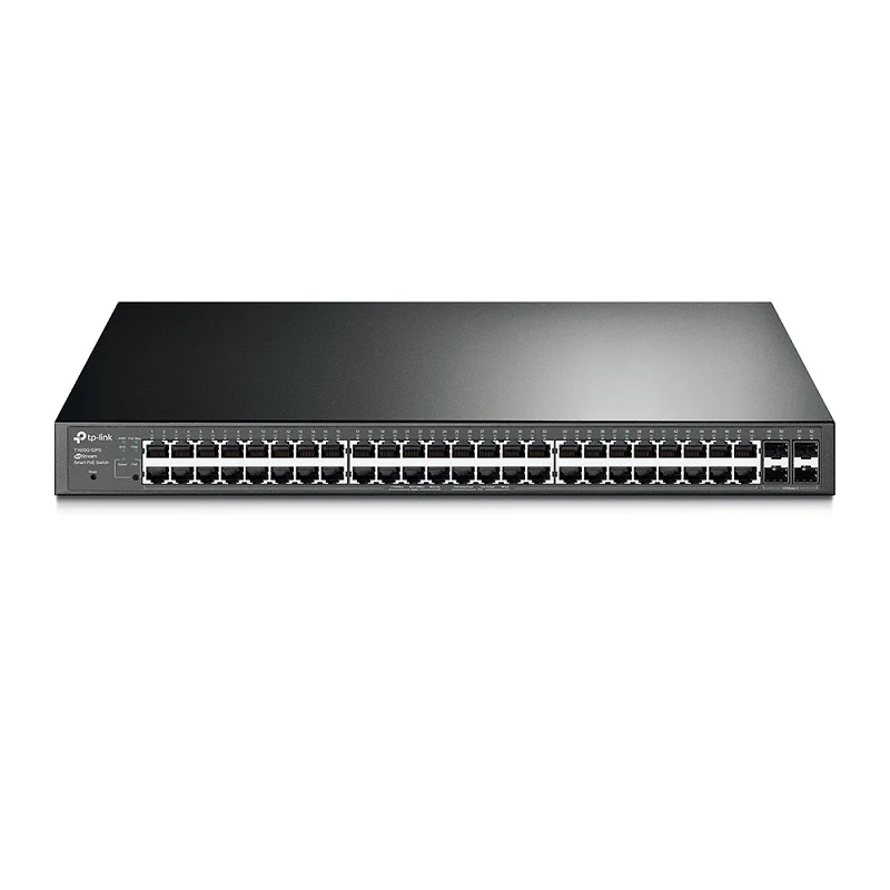 TP-Link T1600G-52PS JetStream 48-Port Gigabit Smart PoE+ Switch with 4 SFP Slots
